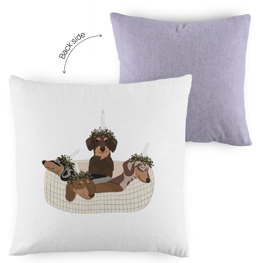 Kopfkissen zweifarbig 16