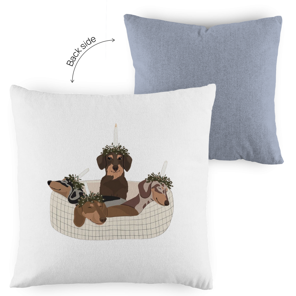 Kopfkissen zweifarbig 16