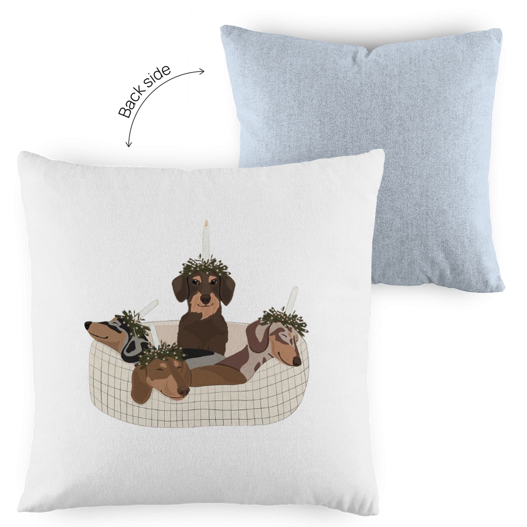 Kopfkissen zweifarbig 16