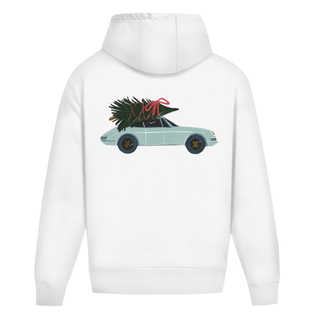 Blaues Auto - Oversized Hoodie