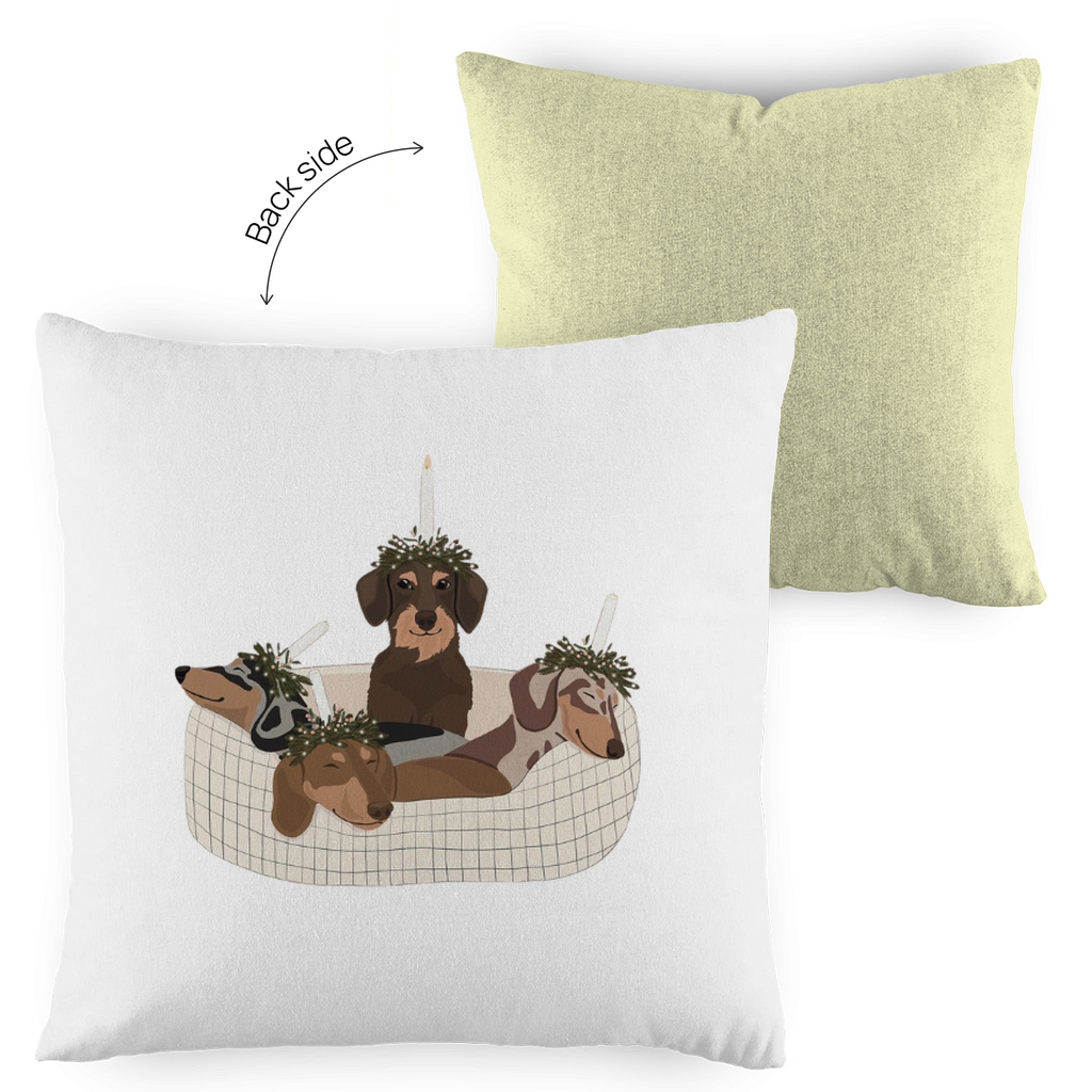 Kopfkissen zweifarbig 16