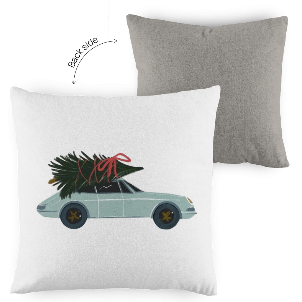 BLAUES AUTO - Deko Kopfkissen