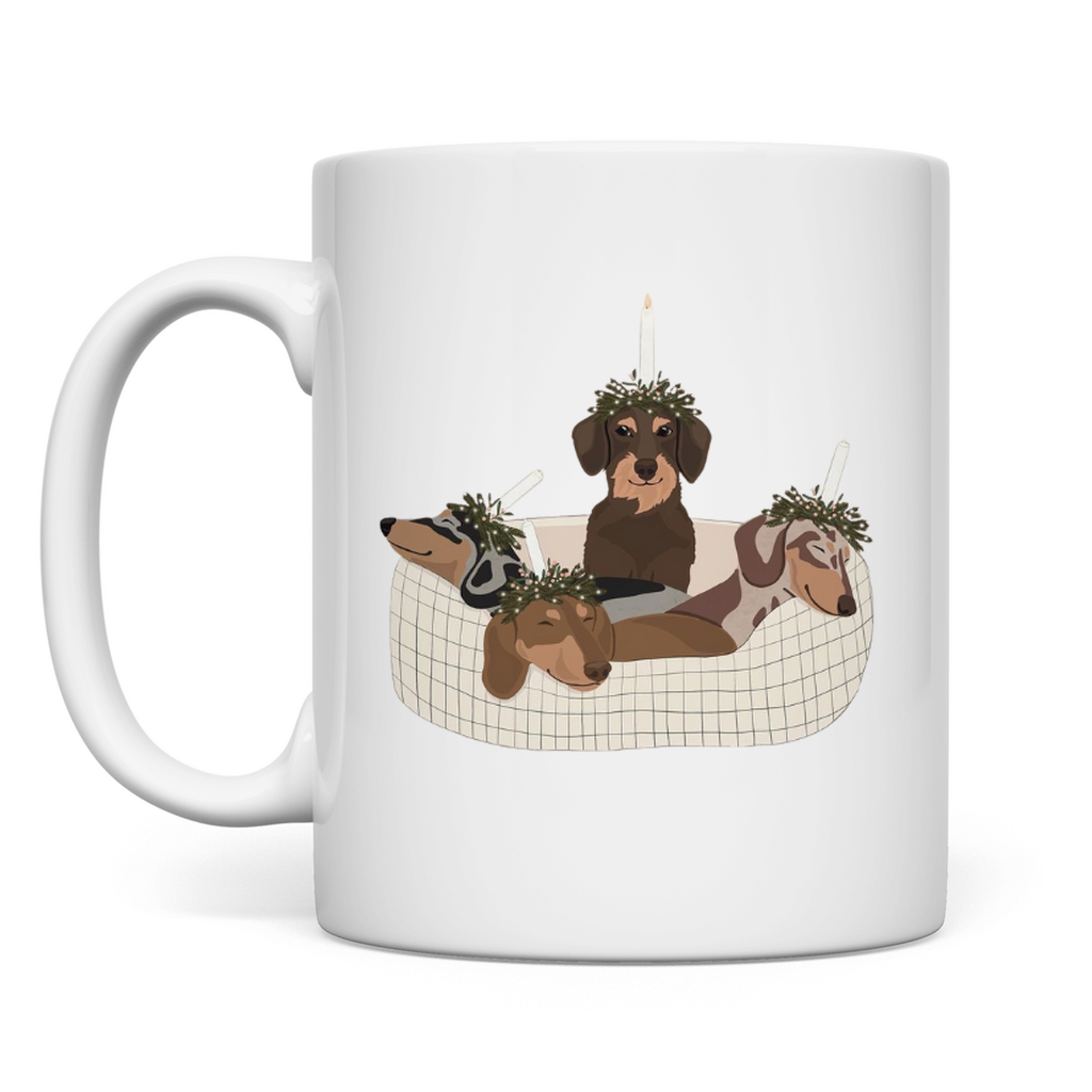 Weihnachts Dackel - Tasse