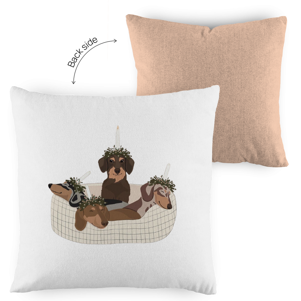 Kopfkissen zweifarbig 16