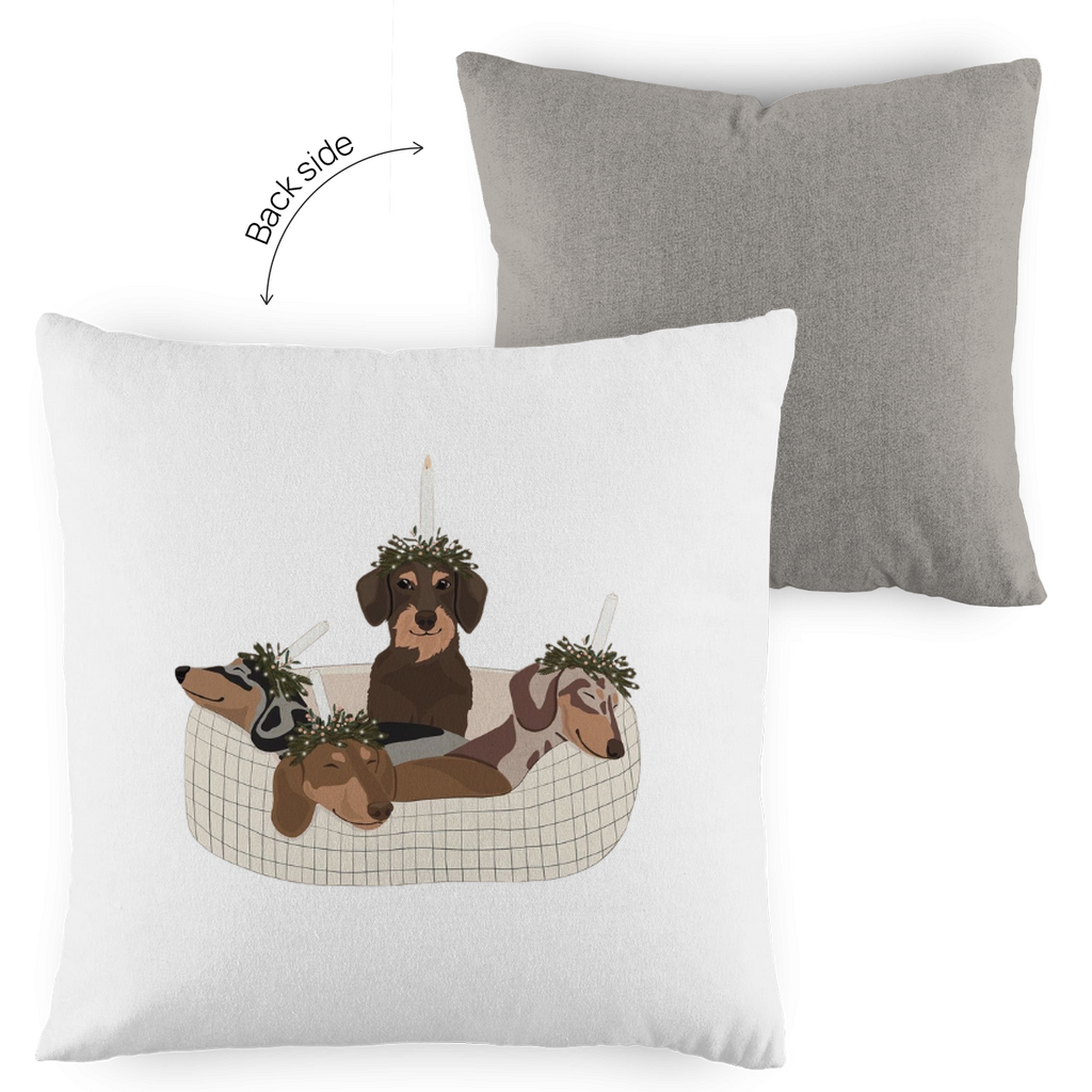 Kopfkissen zweifarbig 16