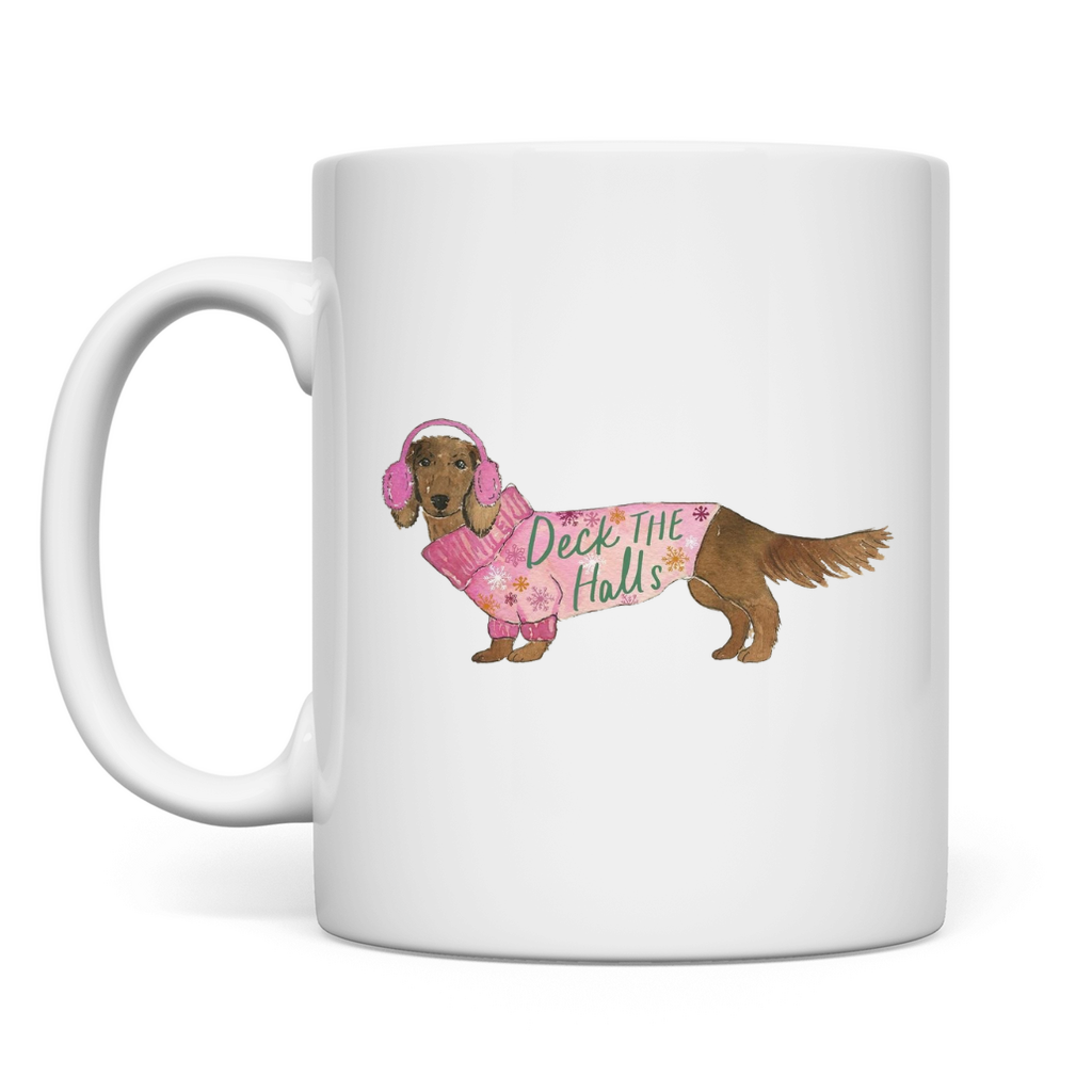 Cozy Langhaardackel - Tasse