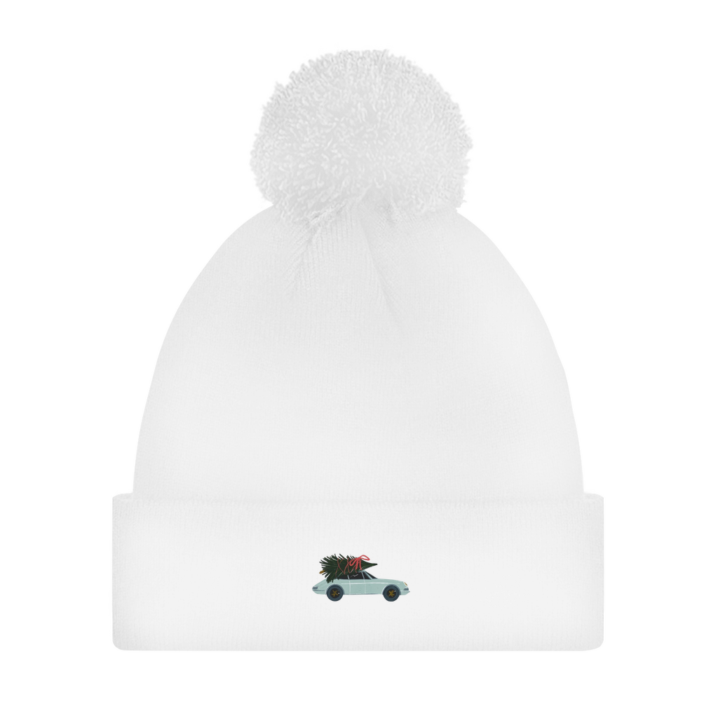 BLAUES AUTO - Bommelmütze