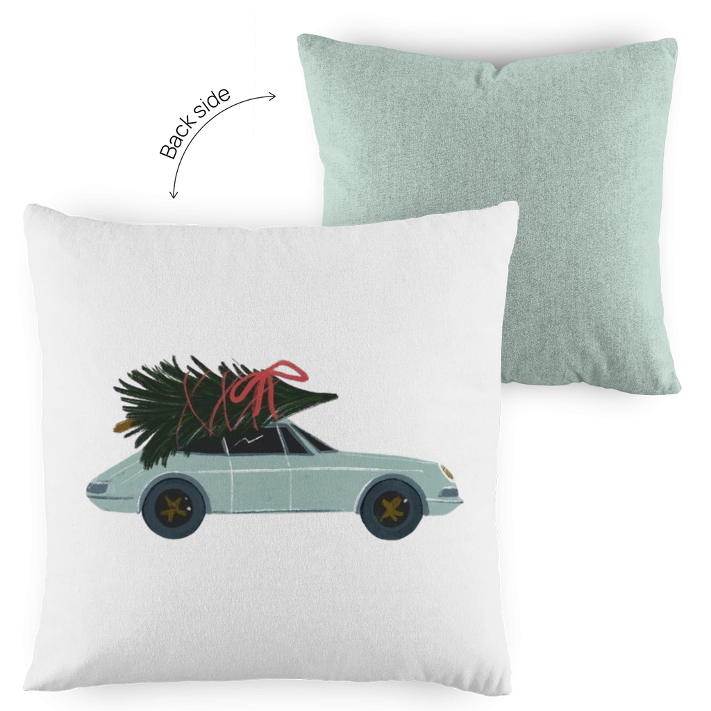 BLAUES AUTO - Deko Kopfkissen